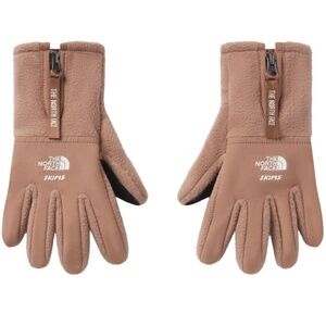 The North Face x Skims Retro Denali Fleece Gloves in Sienna - S